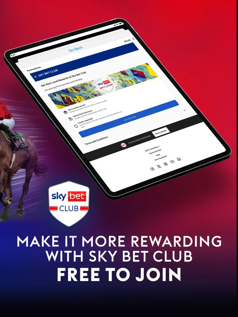Sky Bet Mobile App Rewarding